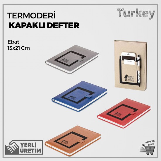 Termoderi Kapaklı Defter